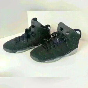 Nike Air Jordan 6 Retro Chrome Metallic Silver Black 4.5Y